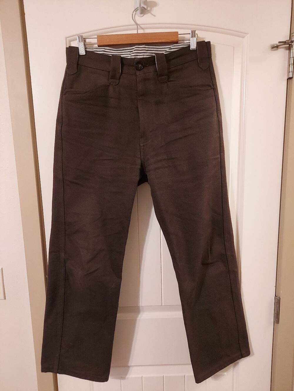 Freenote Cloth Duster Pant in Brown